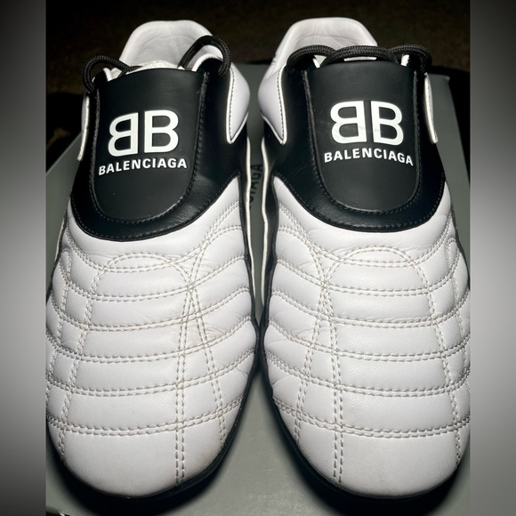 Balenciaga women’s Zen Sneaker MATT LEATH BLACK/ WHITE | Size: C 38 USA SIZE : 8 - Picture 1 of 10